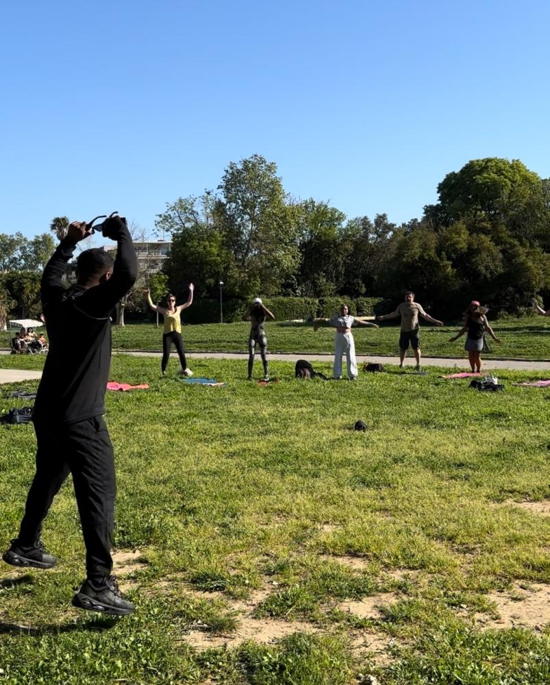 cours de fitness collectif